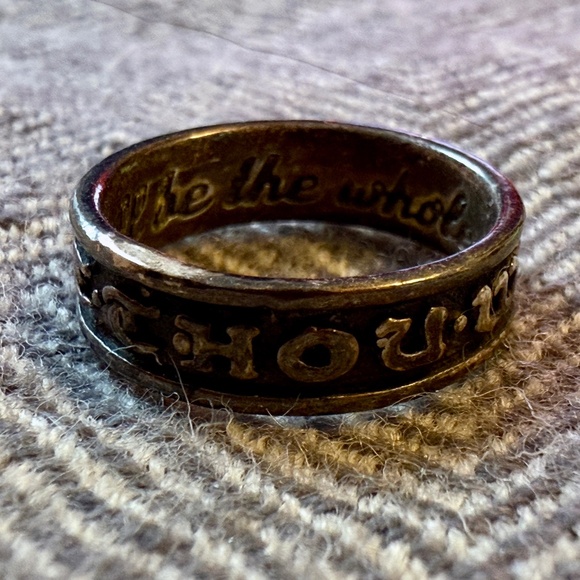 Mother Night Thelema Ring Sterling Silver Chunky Ring Add Size 7 - Picture 1 of 1